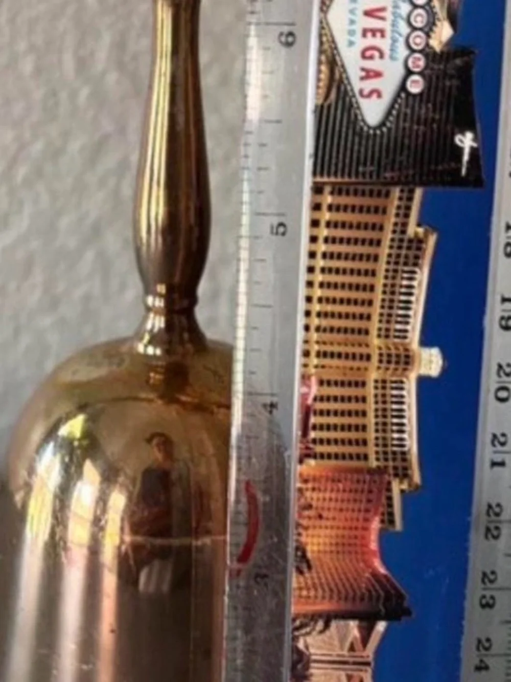 Brass Hand Bell - Classic Gold Finish